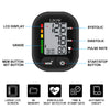 LPOW Wrist Blood Pressure Monitor for Home Use, 2 x 99 memory storage Large LCD Display, 1 Carrying Case